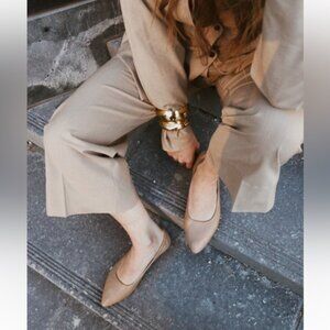 Poppy Barley Taupe On the Go Ballet flats, size 7